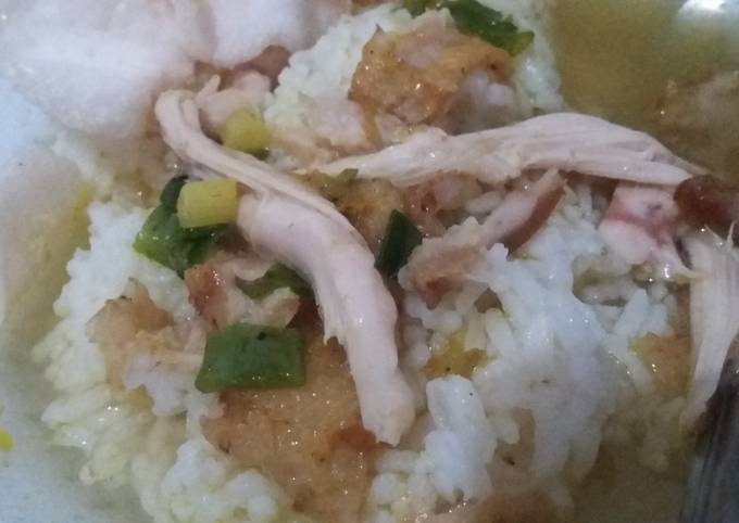 Nasi soto ayam/ no ribet (kebanggaan keluarga)