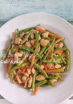 Foto resep Baby Buncis Wortel Cah Ayam