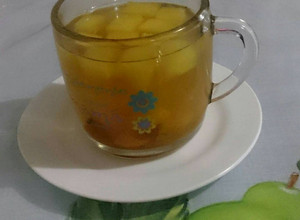 Una foto de Ponche de piña y tejocote