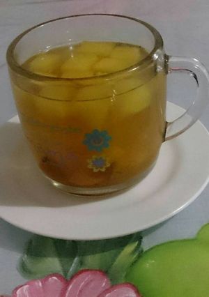 Una foto de Ponche de piña y tejocote