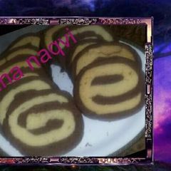 A picture of Pine wheel cookies.