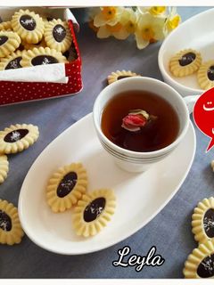 عکسی از دستور بیسکویت لیمویی🍋🍋