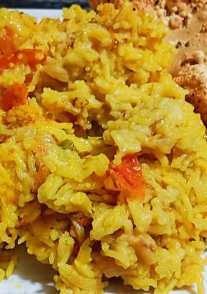 A picture of Desi Vegetable Khichdi.