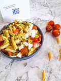 Salade de penne au pesto