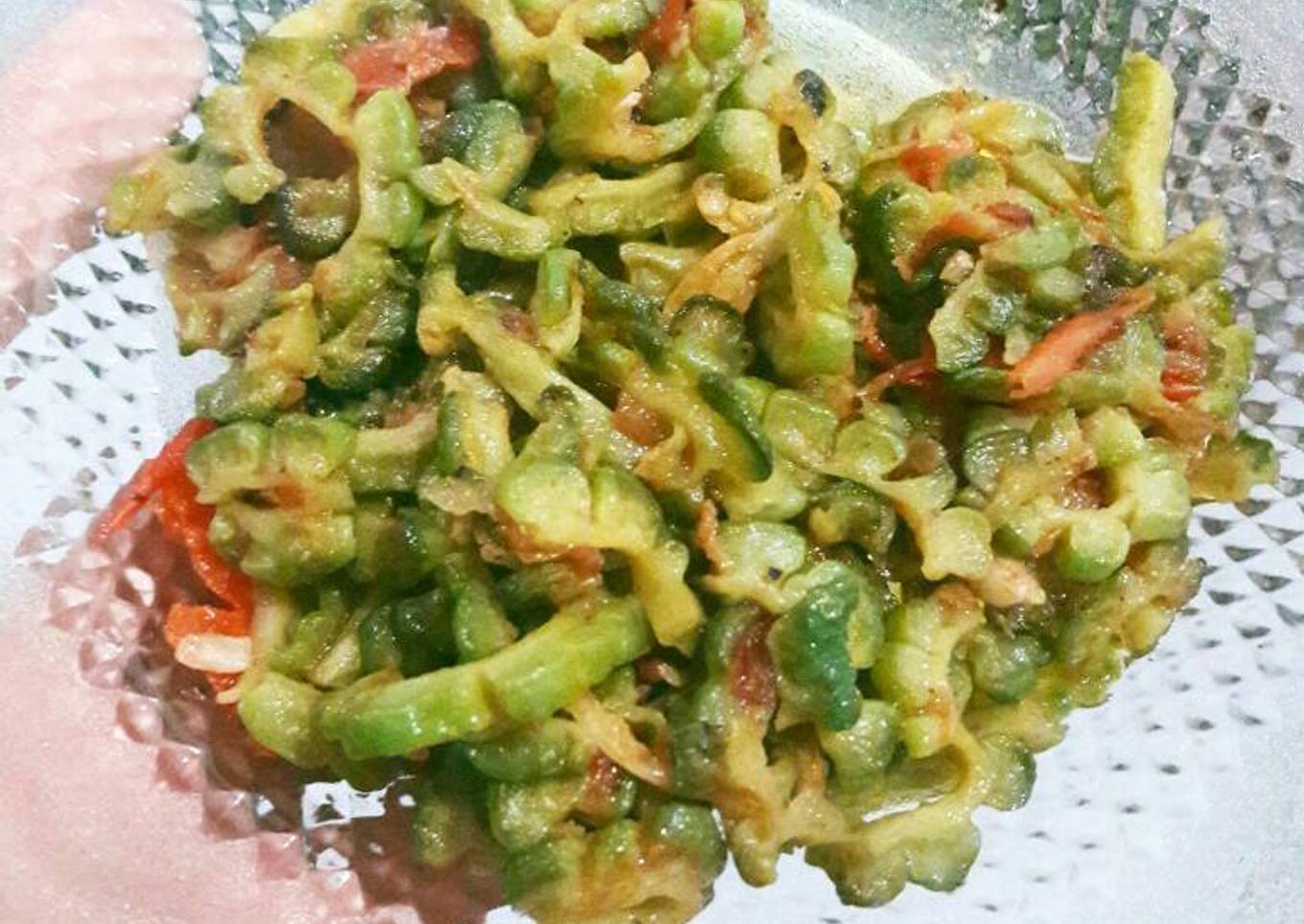Tumis pare pedas sederhana