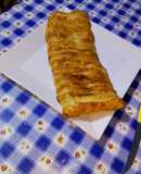 Trenza de hojaldre con Pavo y Queso