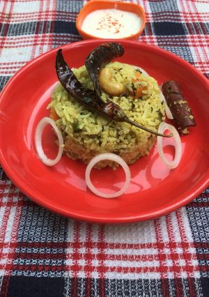 A picture of Veg Hyderabadi Biryani.
