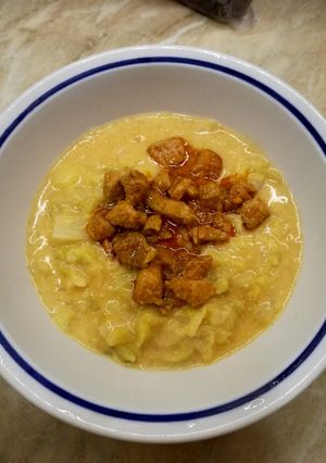 Kelkáposzta főzelék recept fotója