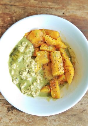 Foto resep Mango Sticky Oat Matcha