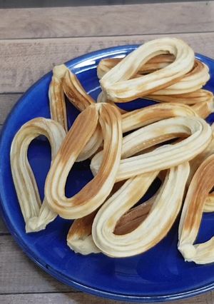 A picture of Churros in the Air Fryer.