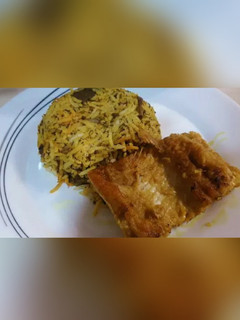عکسی از دستور ماهی سرخ شده عالیییی