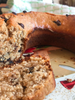 Una foto de Budín de banana sin huevo! Integral y vegan❤️🌱 Fácil y rápido!