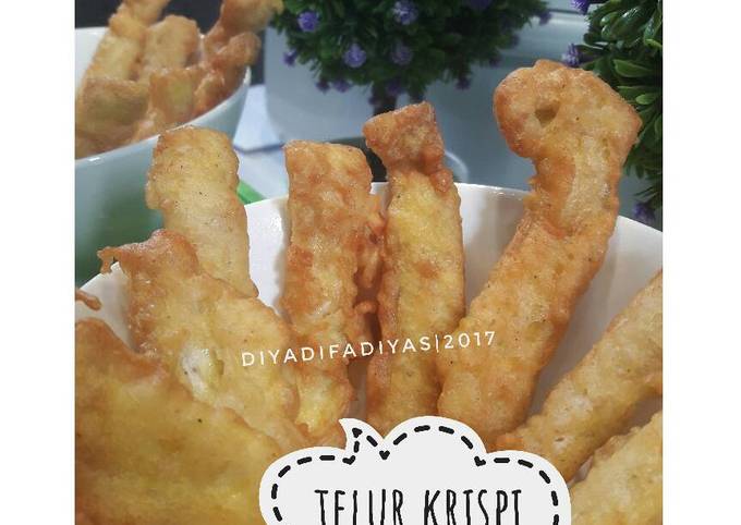 Telur krispi krenyes krenyes gurih