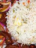 Fried rice with dry chilli