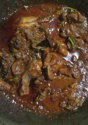 মুরগির মাংস কষা রেসিপির প্রধান ছবি