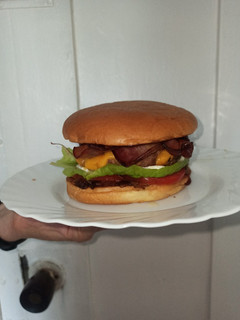Una foto de American burger