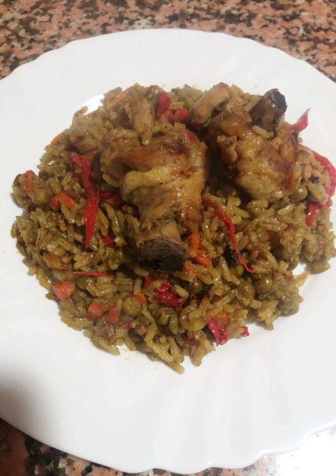 Una foto de Arroz con pollo