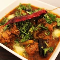 A picture of Kadai Chicken.