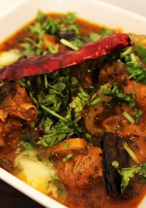 A picture of Kadai Chicken.