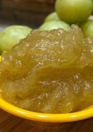A picture of Amla Jam (Gooseberry Jam) – Winter Special.