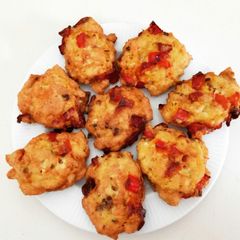 A picture of Fried Tofu with Eggs (Perkedel Tahu) *Vegetarian.