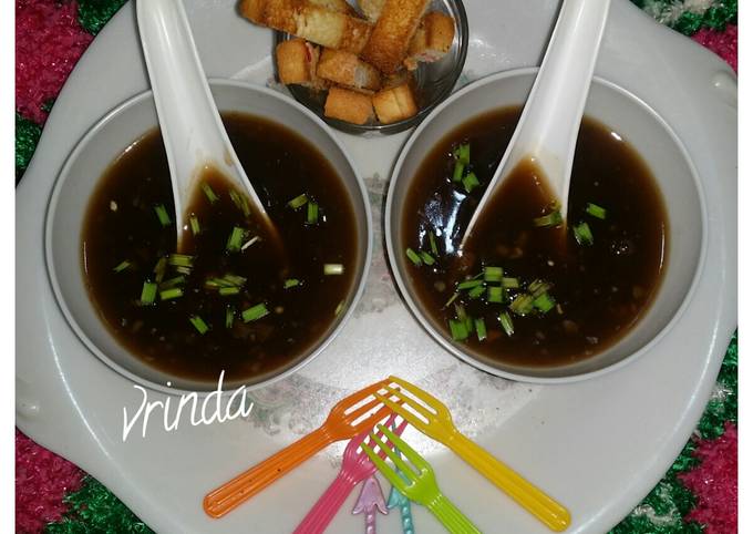 Easiest Way to Prepare Homemade Manchow Soup