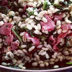 Foto di Orzo, bresaola e spinaci