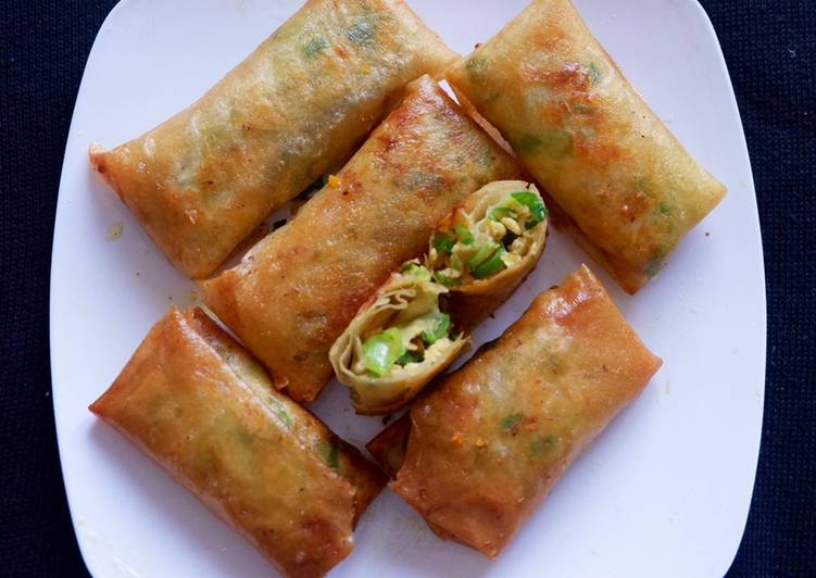 Bagaimana Membuat ✨12 Lumpia Udang Goreng (Vegie shrimp lumpia) Anti Gagal