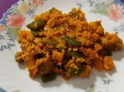 Una foto de recetas de arroz con calamar