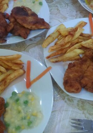 صورة لوصفة اسكالوب دجاج