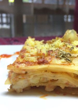 Foto resep Lasagna Kornet sapi