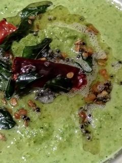 கொத்தமல்லி இலை சட்னி (Kothamalli ilai chutney recipe in tamil) செய்முறை முக்கிய புகைப்படம்