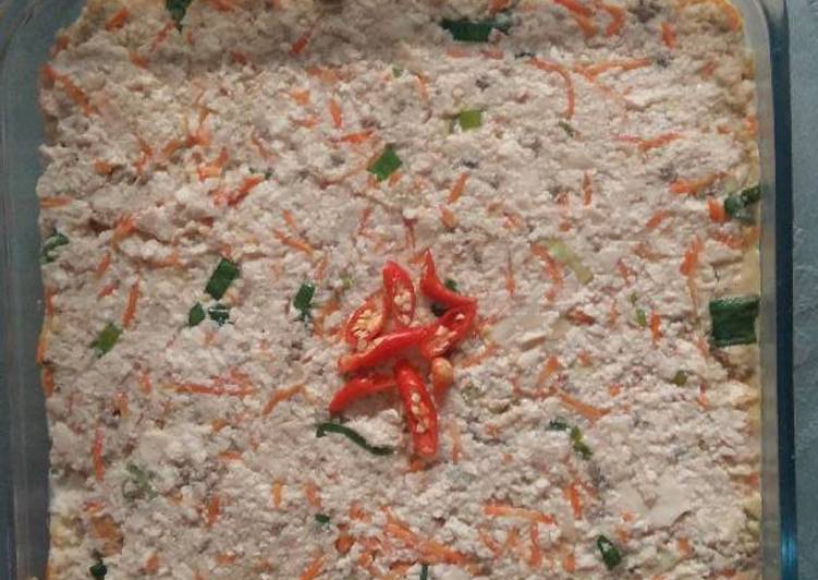 Tahu daging kukus alaku