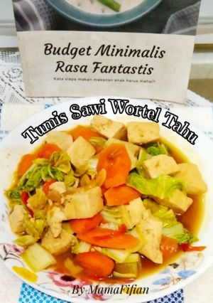 Foto resep Tumis Sawi Wortel Tahu