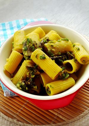 Foto resep Rigatoni Pasta Kari Hijau