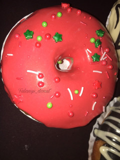Kwalliyar donut(strawberry flavor) ainihin hoton girkin