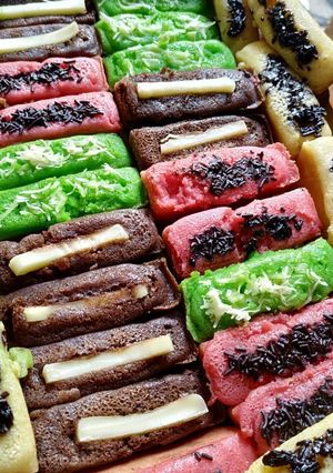 Foto resep Pukis rainbow