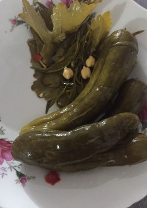 عکسی از دستور خیارشور ترد و خوش طعم خانگی