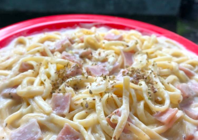 Bagaimana Membuat Fettucini Carbonara #dapurwiwin 👩🏻🍳 yang Menggugah Selera