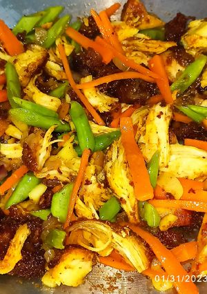 Foto resep Oseng Sayur Tabur Ayam Suwir