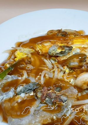 A picture of Simple Oyster Omelet with Tapioca Starch.