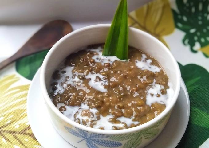 Bubur kacang hijau kental🥣