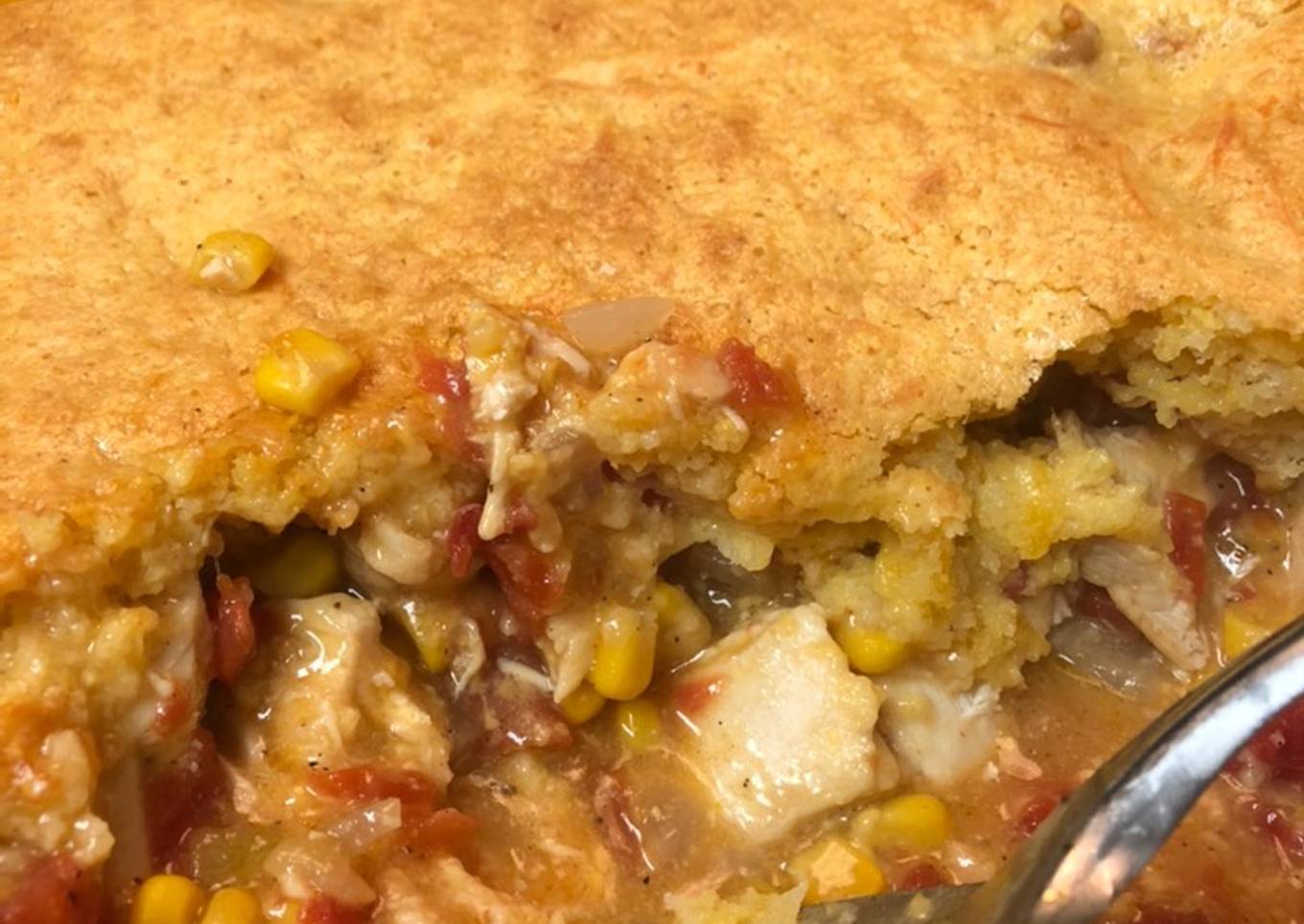 Chicken Cornbread Bake