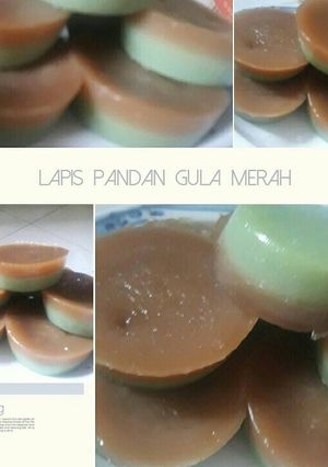 Foto resep Lapis Pandan Gula Merah