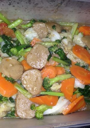 Foto resep Capcay bakso kuah sederhana