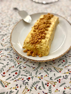 Una foto de Semifrío de turrón de Jijona