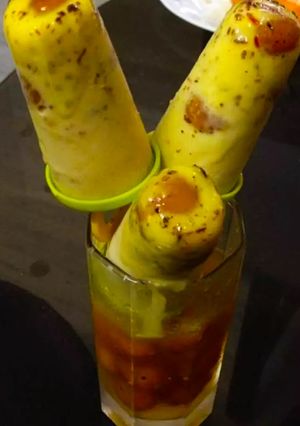A picture of Gulabjamun kulfi.