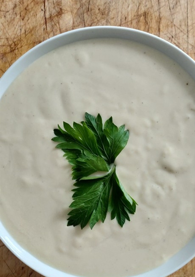 Una foto de Vichyssoise con Pera