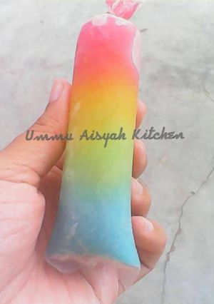 Foto resep Es Lilin Pelangi