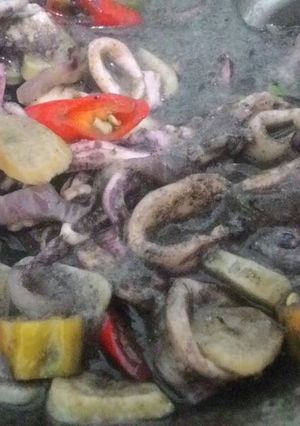 Foto resep Cumi lemon hitam